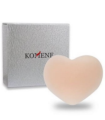 Valentine's Day Gifts Komene Pasties - Reusable Adhesive Silicone Nipple Covers Heart
