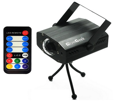 Glow Geek Led Party 7 Colors Lights Projector