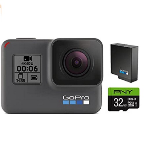 GoPro HERO6 Waterproof Digital Action Camera With Touch Screen 4K HD Video 12MP
