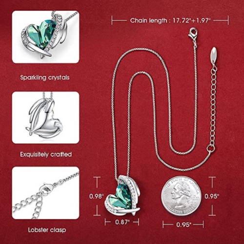 CDE Love Heart Pendant Necklace For Women