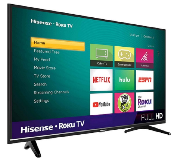 Hisense 40-Inch Class H4 Series LED Roku Smart TV